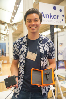 Tyler Mallery of Anker Innovations (Techstination photo by L. Fishkin)