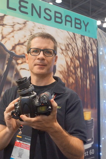 Lensbaby Founder Craig Strong (BootCamp photo by L. Fishkin)