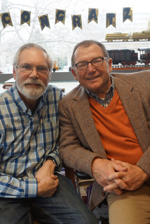 Fred Fishkin with Princeton University Professor Alain Kornhauser (photo by L. Fishkin)