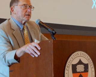Princeton University's Alain Kornhauser at 1st Annual Princeton SelfDrivingCars Summit (Techstination photo by L. Fishkin)