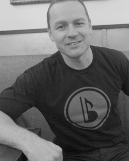 Booktrack Co-founder & CEO Paul Cameron (BootCamp photo by L. Fishkin)