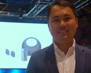 Anker Innovations CEO Steven Yang (Techstination photo by L. Fishkin)