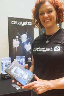 Chris Herbert of Catalyst (Techstination photo by L. Fishkin)