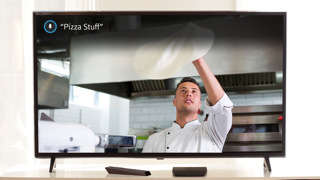 Comcast "Pizza stuff!" voice command