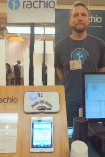 Rachio Marketing VP Damon Miller (Techstination photo by L. Fishkin)