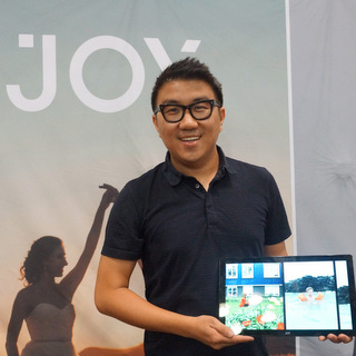 Joy Home founder and CEO Alan Chan (Techstination photo by L. Fishkin)