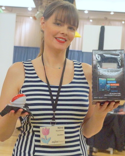 iBobber's Nina Kaseburg (BootCamp photo by L. Fishkin)