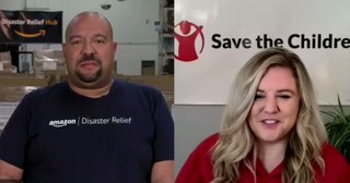 Amazon's Abe Diaz and Save the Children's Aren Koenig