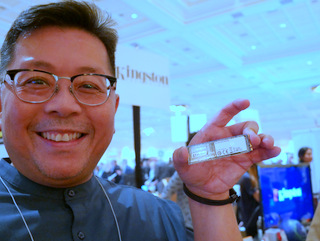 Kingston's David Leong (Techstination photo by L. Fishkin)