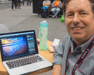 MacPhun's Kevin LaRue (BootCamp photo by L. Fishkin)