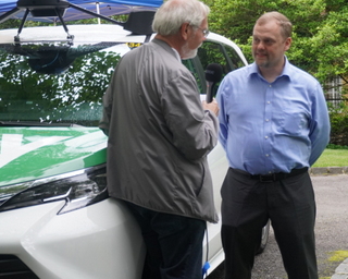 May Mobility CEO Ed Olson with Fred Fishkin