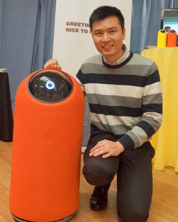 NXROBO CEO Dr. Tin Lun Lam (BootCamp photo by L. Fishkin)