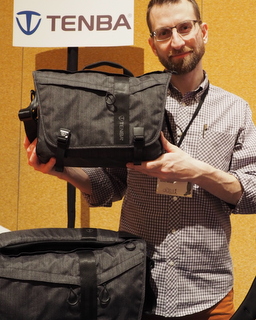 Tenba Sales & Marketing Manager Peter Waisnor (BootCamp photo by L. Fishkin)