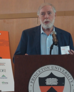 Sam Schwartz at Princeton Smart Driving Car Summit (Techstination photo by L. Fishkin)