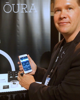 Oura CEO Petteri Lahtela (BootCamp photo by L. Fishkin)