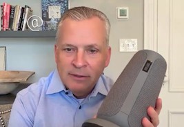 CEO Frank Weishaupt with Meeting Owl 5