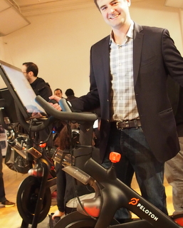 Peloton's Craig Motz (BootCamp photo by L. Fishkin)