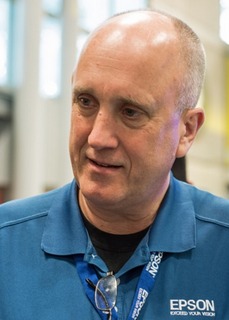 Epson's Larry Kaufman (BootCamp photo by Jeff Grambs)