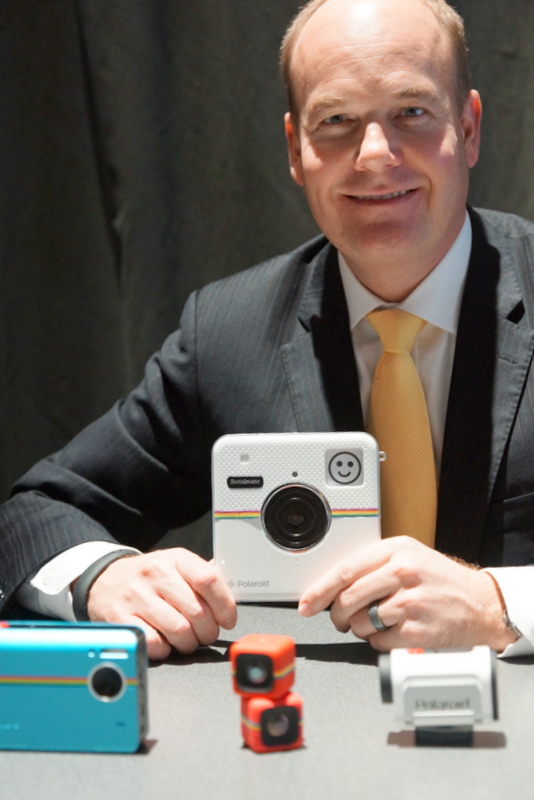 Polaroid CEO Scott Hardy (BootCamp photo by L. Fishkin)