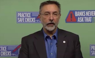 American Bankers Assoc. EVP Paul Benda
BanksNeverAskThat.com