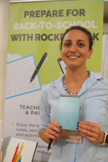 Meghan Azralon with Rocketbook