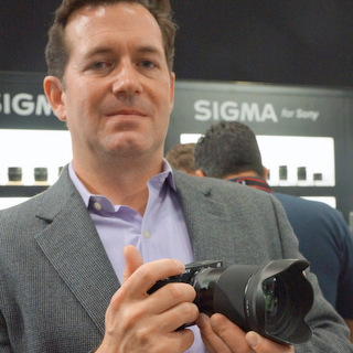 Sigma's Jack Howard (Techstination photo by L. Fishkin)