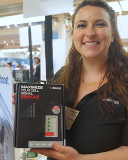 Weboost's Taylor White (BootCamp photo by L. Fishkin)