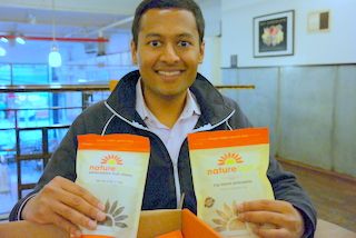 NatureBox CEO Gautam Gupta (BootCamp photo by L. Fishkin)