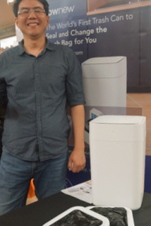 Knectek Labs CEO Jordan Pan (Techstination photo by L. Fishkin)