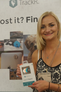 TrackR's Rhiannon Seider (BootCamp photo by L. Fishkin)