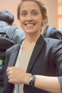 Netatmo's Amanda Garnier (BootCamp photo by L. Fishkin)