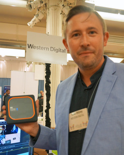 WD's Luke Ottrey (Techstination photo by L. Fishkin)