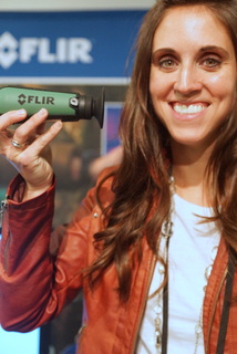 Flir Systems' Haley Ellison (BootCamp photo by L. Fishkin)