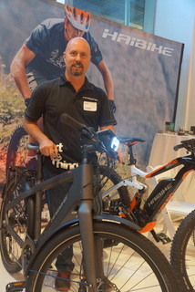 Haibike's Ken Miner (BootCamp photo by L. Fishkin)