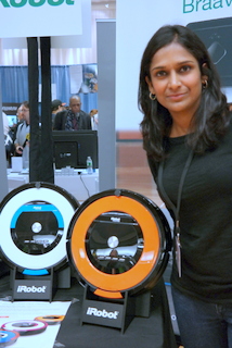 iRobot's Shilpi Gupta (BootCamp photo by L. Fishkin)